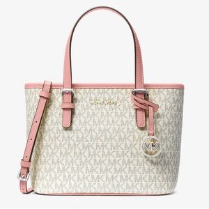 NWT Michael Kors 3 N 1 Jet Set Travel tote/shoulder or crossbody MK logo bag